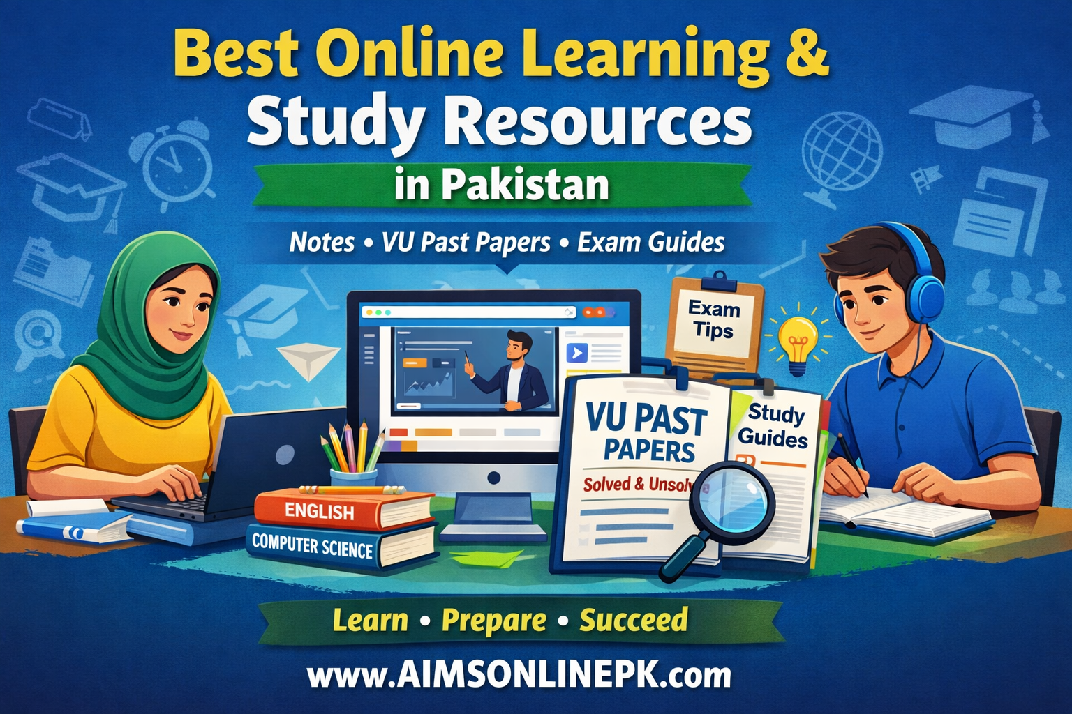 Study Resources in Pakistan | AIMS Online Pakistan | E-Learning